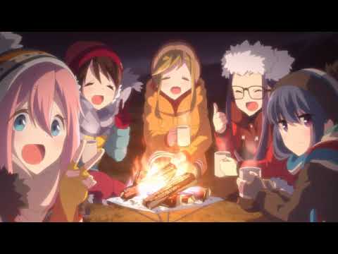 Yuru Camp Season 1 ED (Sasaki Eri - Fuyu Biyori) 1 hour loop