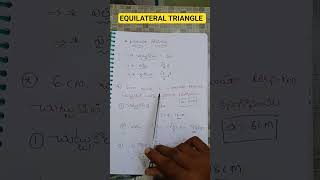 Area of equilateral triangle 📐#maths #ssc #pyq #rrb #rpf si, constable #railwaygroupd