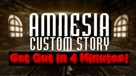 Game & Watch 2013- Amnesia Custom Story: Get Out in 4 Minutes PC