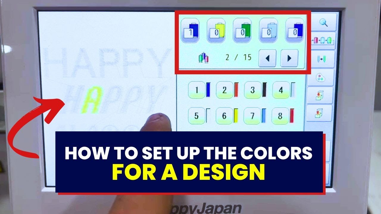 How to Set Up the Colors for a Design | Happy Panel - YouTube