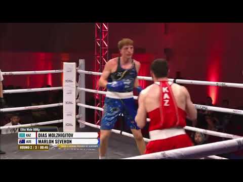 80 келі. Диас Молжігітов (KAZ) - Марлон Севехон (AUS). Әлем кубогі