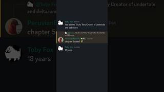 Average Toby Fox Conversation Be Like