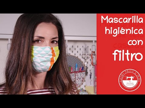 Mascarilla higiénica con filtro (barbijo) y recomendaciones de uso