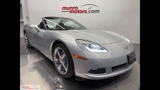 2009 Corvette 2LT Convertible LS3 430hp Auto Polished Rims Blade Silver Metallic on Black 66K kms! screenshot 3