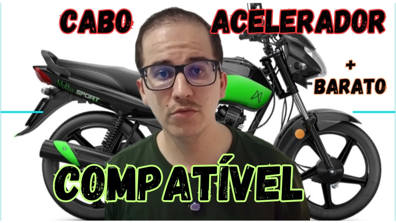 Cabo Acelerador compativel com a Mottu 110 sport #mottu