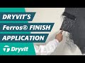 Dryvits ferros finish application