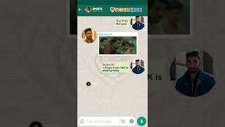 Fake WhatsApp Chat: Captain Jasprit Bumrah announcing Playing XI shorts