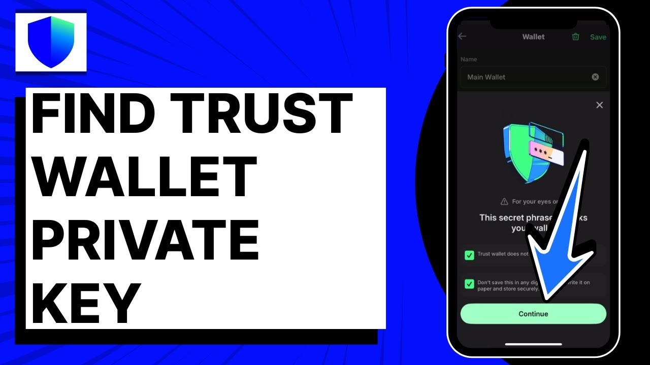Trust Wallet Key How To Find Trust Wallet Private Key - YouTube
