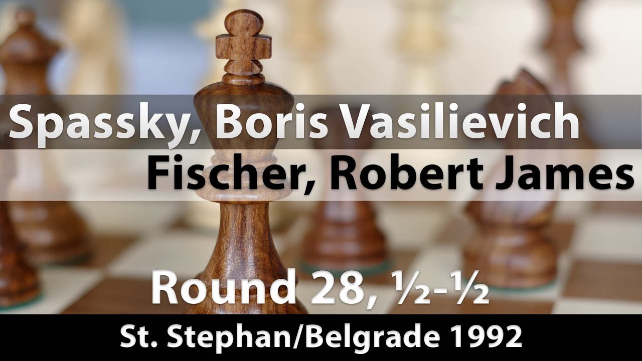 Spassky, Boris Vasilievich (2560) -- Fischer, Robert James (2785), St Stefan/Belgrade (28) 1992, ½-½