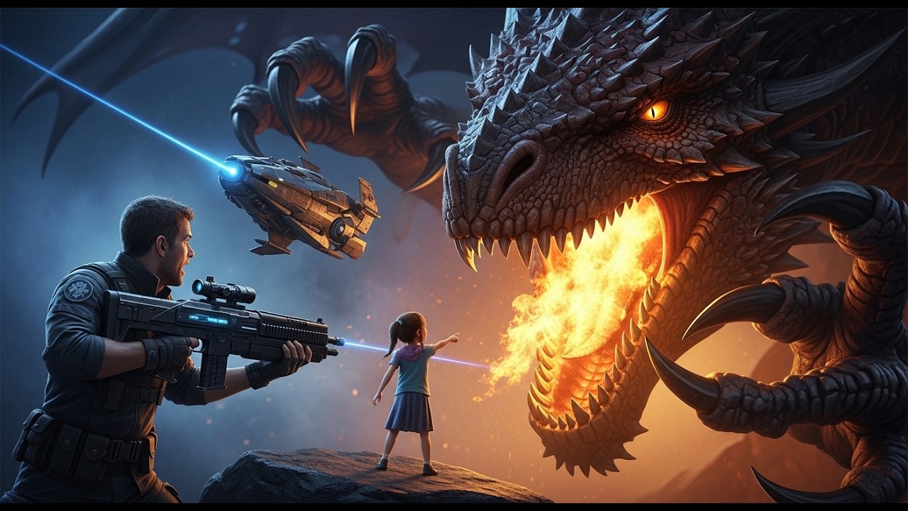 Они смеялись над девочкой, которая говорила со «статуей»... Но потом ДРАКОН ОТКРЫЛ ГЛАЗА!