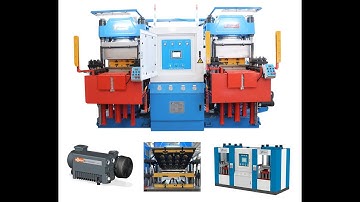 Vacuum Compression Molding Machine-200 ton vacuum vulcanizing press for making rubber part by press