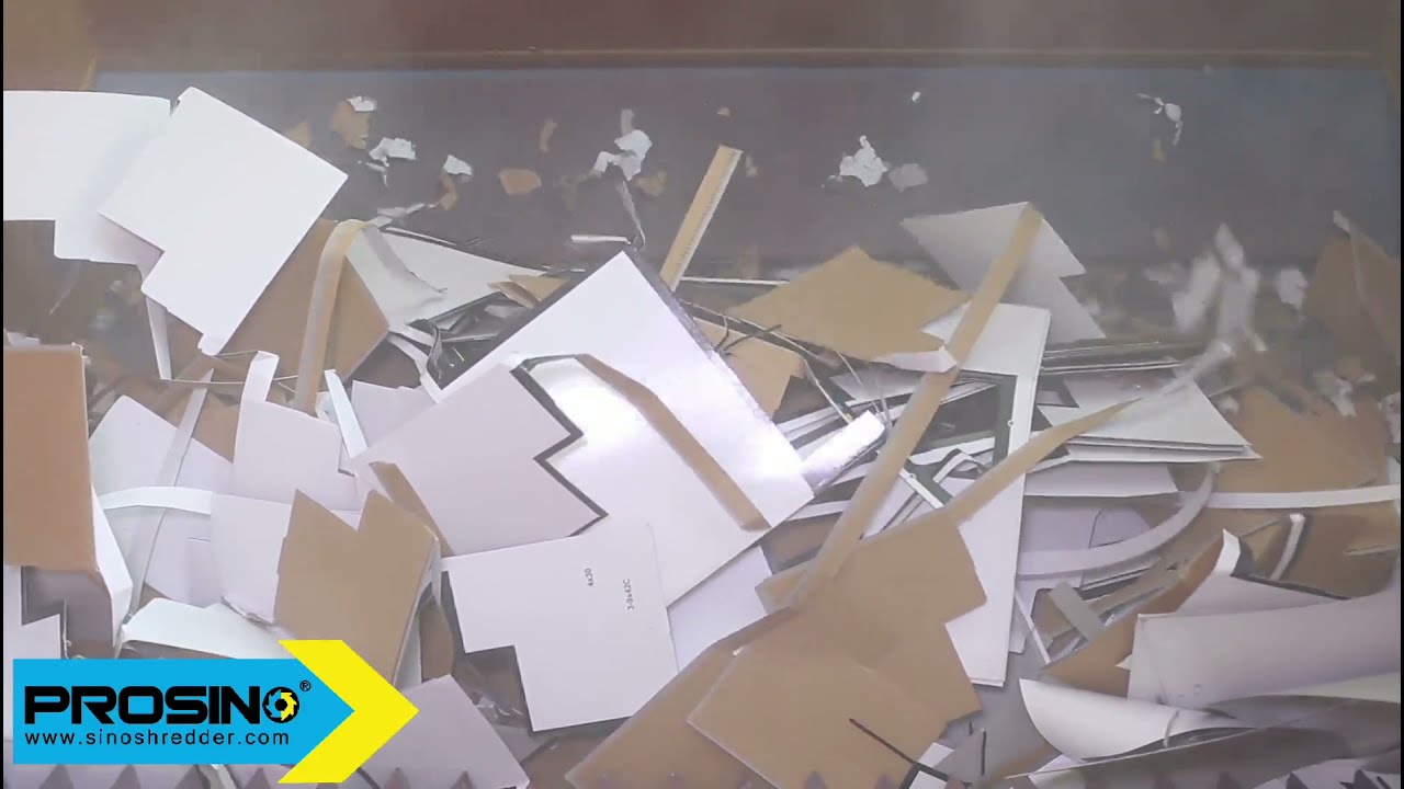 Paperboard Single Shaft Shredder Machine, Paperboard Single Rotor Shredder Machine For Sale PROSINO