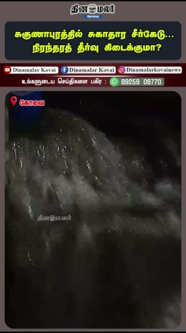 சுகுணாபுரத்தில் சுகாதார சீர்கேடு... நிரந்தரத் தீர்வு கிடைக்குமா?
