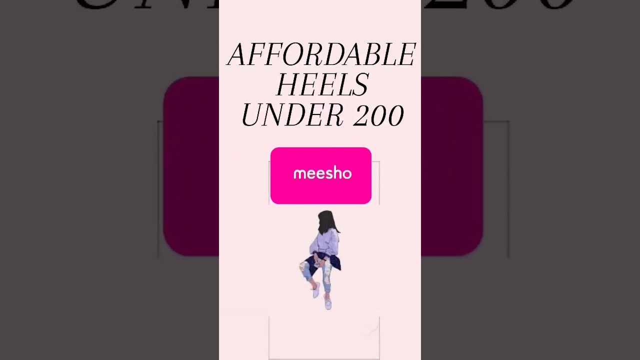 trendy heels under Rs200🛍️✨ 