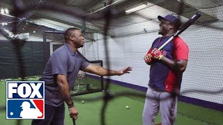 Ken Griffey, Jr. and Big Papi share Randy Johnson stories