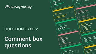 How to create a Comment Box question with SurveyMonkey Wealth