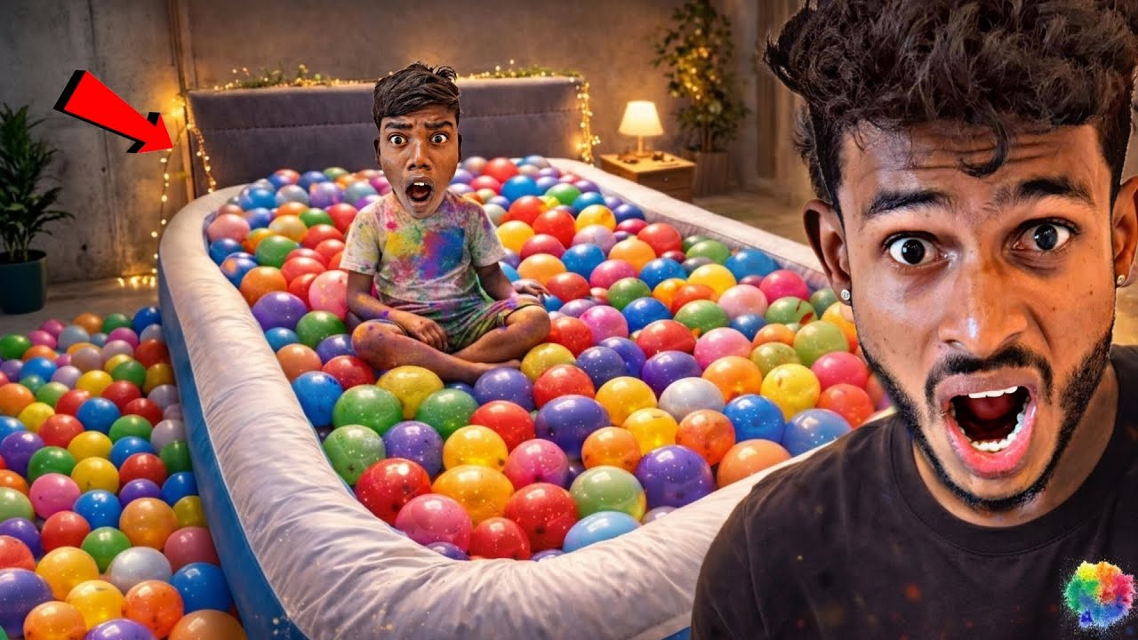 CHOTU MADE HOLI WATER BALOOON BAD | WATERBALOON PRANK WITH CHOTU #factfireking 