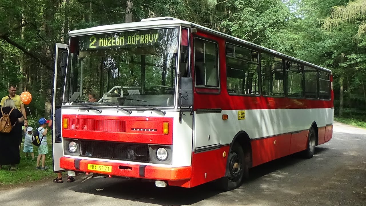 Muzeum dopravy Strašice 14.8.2022 - Jízda muzejní Karosou B732