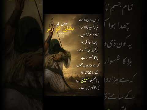 Mere Hussain Tujhe Salam #imamhussain #noha #ahlebait #karbala #10muharram #ashura #shia #viral