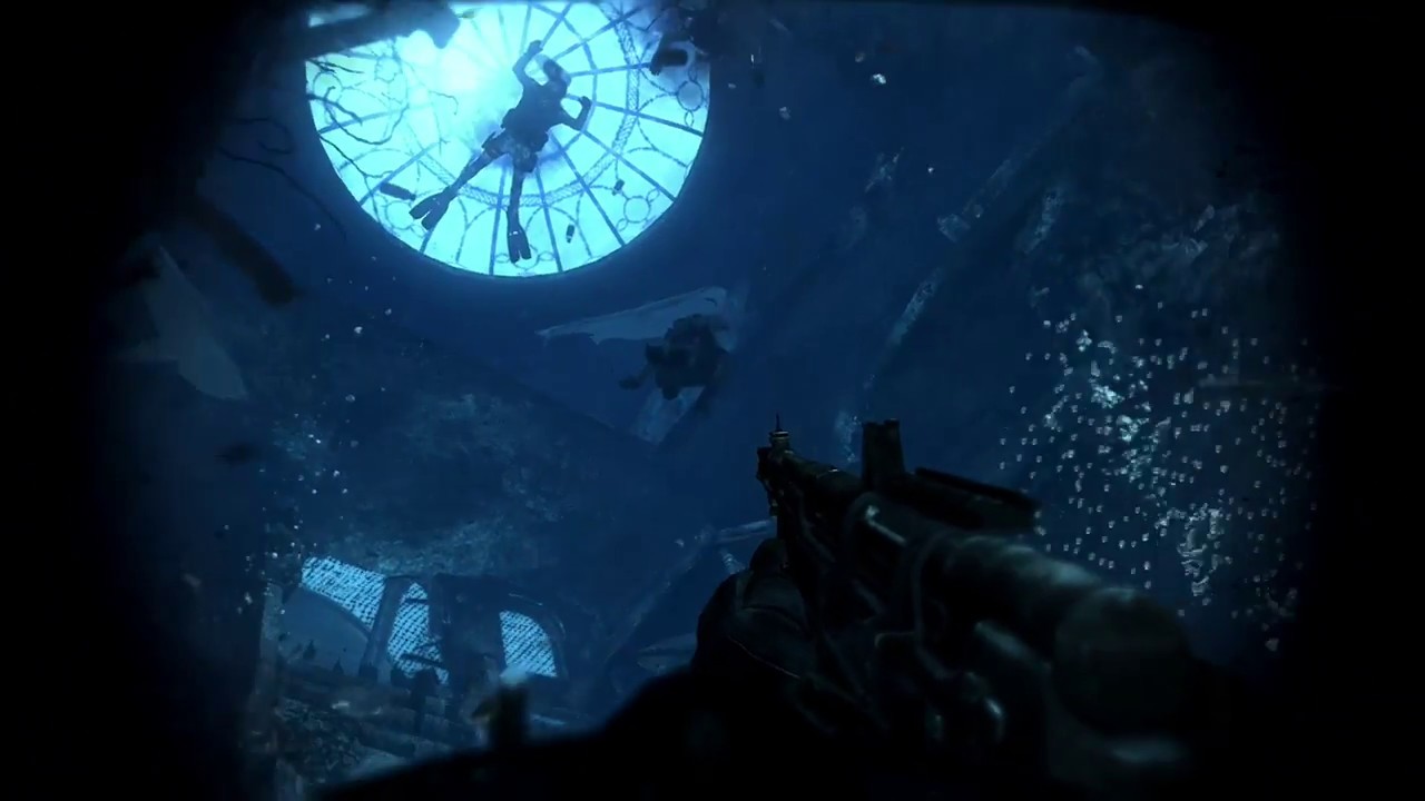 Fighting against sharks- Call of Duty Ghost