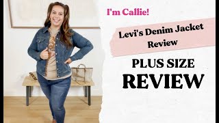 Plus Size Amazon Review - Levi Women's Original Trucker Jacket