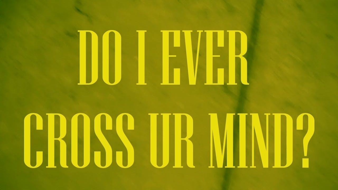 wax.wav - do i ever cross ur mind? [OFFICIAL MUSIC VIDEO]