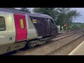 GWR trains at St Erth including HST's and class 57 Night Riviera