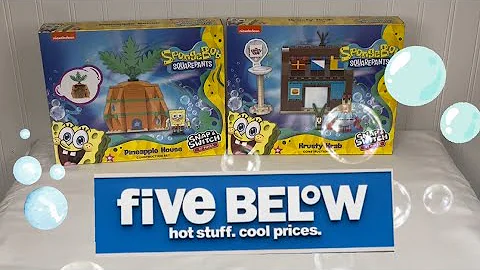 Five Below SpongeBob’s house and Krusty krab stop motion build Snap & Switch review