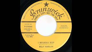 Billy Harlan - I Wanna Bop - 1958
