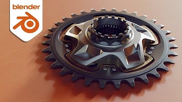 Custom Sprocket Design 3D Modeling in Blender