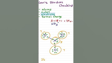 Drawing Lewis Structures Checklist For Organic Chemistry