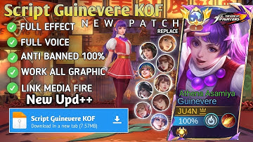 Script Guinevere KOF - Athena Asamiya No Password | Full Effect Voice | New Patch