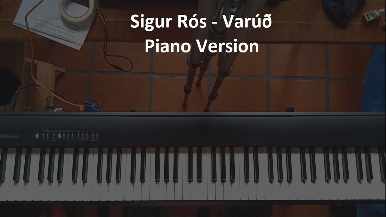 Sigur Rós - Varúð - Piano Version / Cover