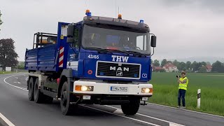 [THW OV Northeim] WLF AB-Mulde/Telelader THW OV Northeim auf Einsatzfahrt 