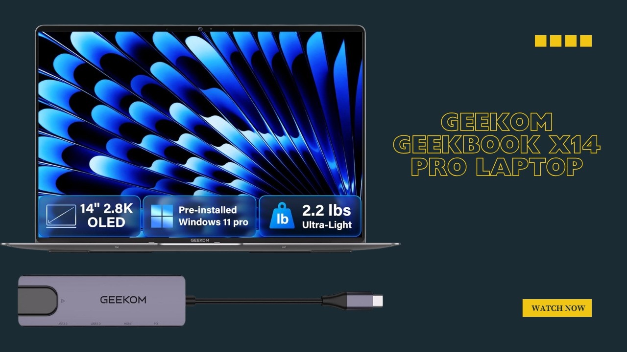 Geekom Notebooks Ultimate Work Anywhere Laptop — GEEKOM GeekBook X14 Pro Laptop — Review ...