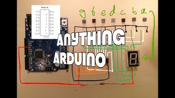 Using a HEF4511 to connect Arduino to a 7segment LED display (part 2)  [Anything Arduino] (ep 8)
