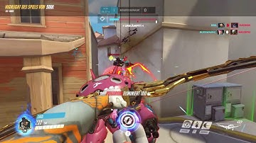 Overwatch Hanzo Soul on Hollywood insane DVA kill