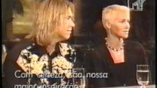 Roxette no Brasil - Entrevista (Top 20 MTV, 03.95) PART1/1