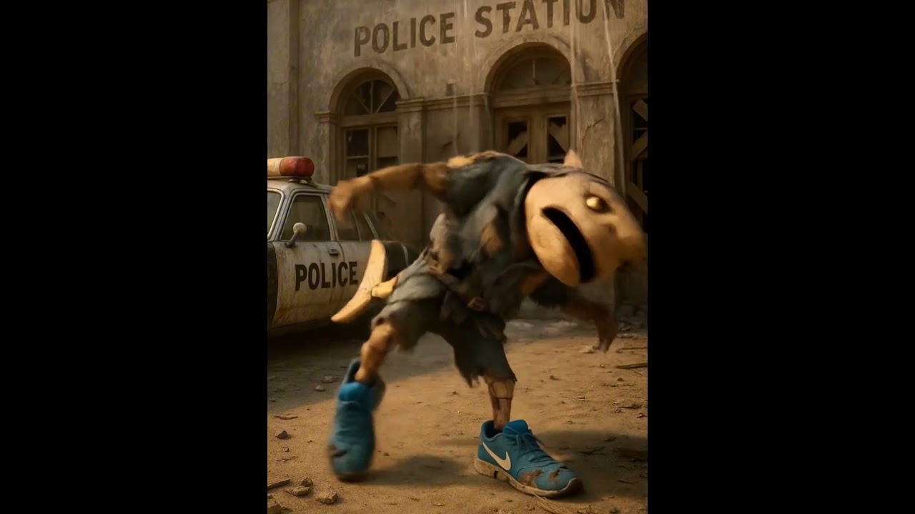 Brainrot turns into an evil puppet at the police station!