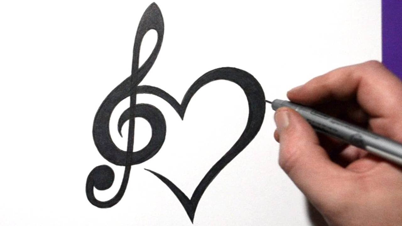 4400 Music Note Heart Illustrations RoyaltyFree Vector Graphics  Clip  Art  iStock