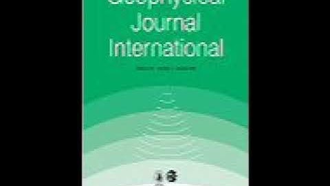 Geophysical Journal | Wikipedia audio article