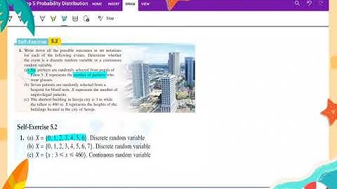 Chapter  5: Probability Distribution [Self Exercise 5.2] KSSM Form 5 Add Maths
