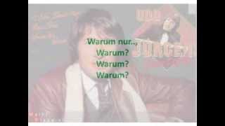 Video thumbnail of "Udo Jurgens Warum Nur Warum Karaoke Compri"