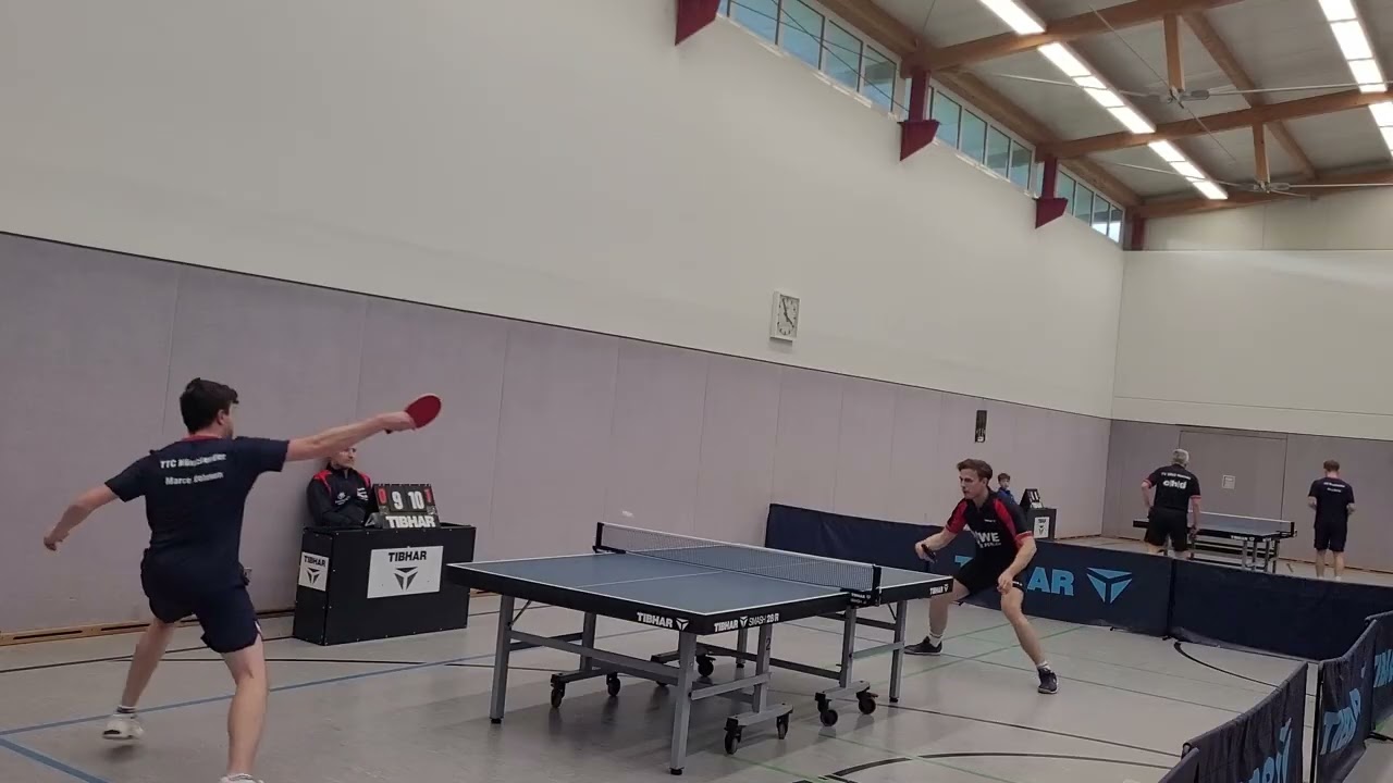 Kampf gegen Noppen und Antibelag | M. Dohmen vs. J. Limbach | Oberliga Tischtennis