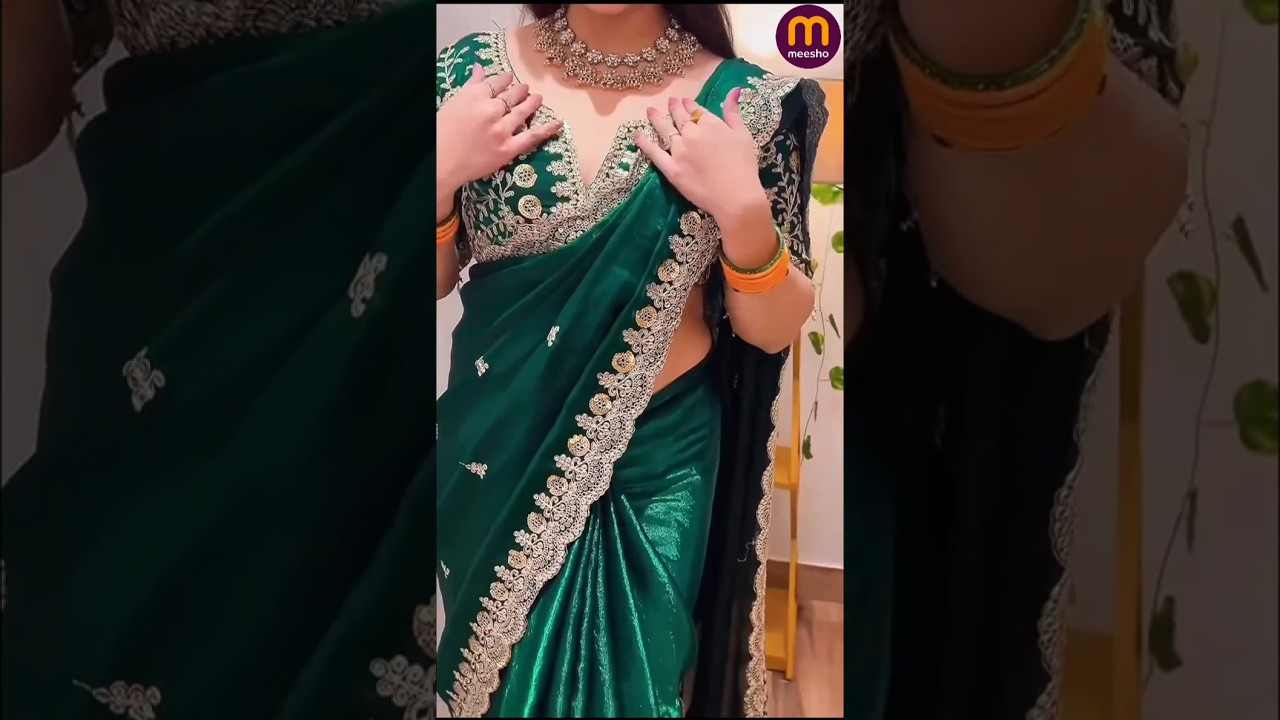 ✨♥️New Trendy Party Wear Saree Design 2026 