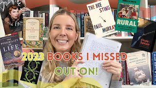 Books I Missed Out on in 2023! | Plants, Biographies, Space, Manuscripts & More!