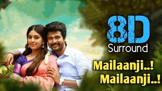 Mailaanji 8D | Namma Veettu Pillai | Sivakarthikeyan | Anu Immanuel | D. Imman | 8D BeatZ chords