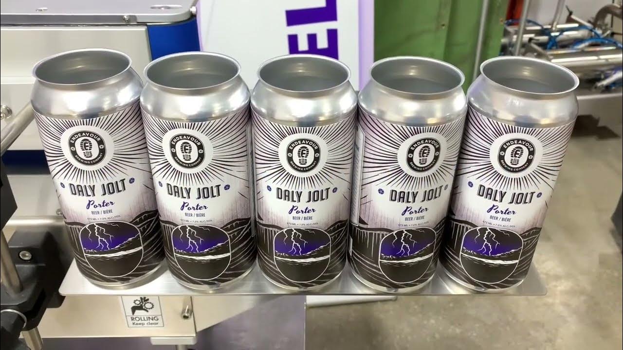 JDA Empty Beer Can Labeling Machine Beer Can Labeler Machine USA