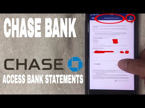 Video: ¿Cómo obtengo mi extracto bancario de Chase?