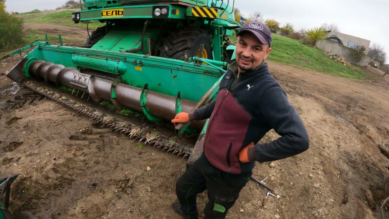 Готуємо комбайн ДОН-1500 до зими | Чистка після жнив і консервація